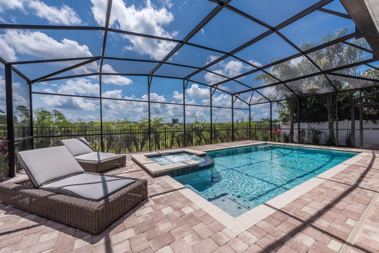 Stylish Home By Rentyl With Water Park Access Near Disney - 7497M Орландо Экстерьер фото