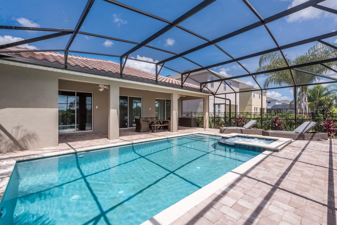 Stylish Home By Rentyl With Water Park Access Near Disney - 7497M Орландо Экстерьер фото