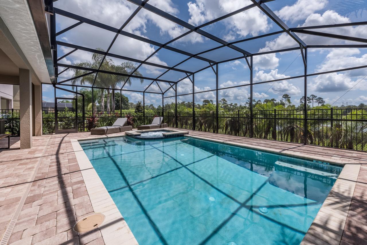 Stylish Home By Rentyl With Water Park Access Near Disney - 7497M Орландо Экстерьер фото